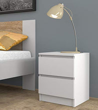 Comodino Maya M2 40 cm comodino con 2 cassetti per camera da letto