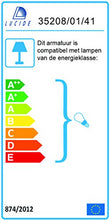 Lucide GIPSY - Lampadario a sospensione, Ø 7 cm, GU10, colore: Bianco