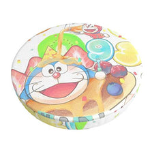 Doraemon - Coprisgabello rotondo per sedia da bar, lavabile, elastico, per sgabelli rotondi da 35,6 cm