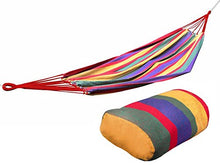 ISO TRADE Amaca da Giardino Terrazza Campeggio Colorato Cotone Max 150kg 185/82 cm 1126