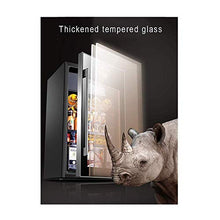 Armadietto per Vino freestanding, Porta in Vetro temperato LCD a Doppio Strato in Acciaio Inossidabile con Display LCD Silenzioso, Risparmio energetico