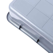 Lavabo da Cucina per lavabo con Superficie Liscia e Pulita, lavabo per Frutta, per Ristorante(Rectangular Plastic Basin-Gray)