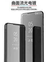 Nadoli Custodia per Samsung Galaxy A52,Chiaro Specchio Stand Protezione Libro Portafoglio Cover Custodia in Pelle Difficile PC Copertura,Nero