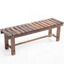 SHZSR Panca con Scarpetta da Banco in Legno - Forest Garden Forest Sleeper Bench