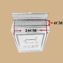 YONGYONGCHONG Cassetta delle lettere da esterno creativa da parete grande cassetta postale di sicurezza