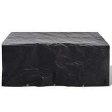 E E-NICES Coperture Arredi Giardino 2pz Polyrattan 10 Occhielli 240x140cm