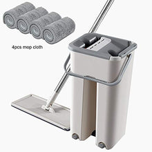 SSAYY Mop Mop Cloth con Secchio Secchio Mop Wringing Mop Auto Bagnato E Sistema di Pulizia Lavaggio A Secco in Mop in Microfibra
