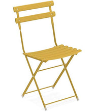 Emu Arc en Ciel Set: Tavolo Pieghevole Art. 334 Cm. 50 x 70 e 2 sedie Item 314 Colore Giallo Curry cod. 62