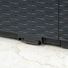 Deuba Keter Baule da Giardino Capri 123x53x58cm 305L Contenitore cassapanca Esterno terrazza Balcone