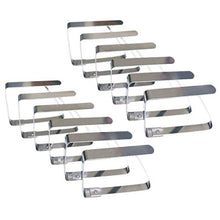 YSJD Fermatovaglia Tavolo per Giardino Tovaglia Clip da Esterno in Acciaio Inox per Feste Fermatovaglia Set (12 Pezzi)