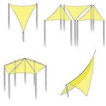 Sol Royal Tenda a Vela Traspirante 300x300x300 cm SolVision HS9 - Protezione Triangolare Parasole e Anti UV - Bianco