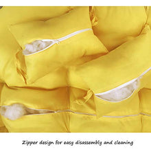 YAYONG Cuscino oscillante per Appendere Le Uova Senza staffe Cuscino Lavabile con Doppia Anta Cuscino per seggiolone Imbottito 145 × 117cm (Solo Cuscini di Vendita)