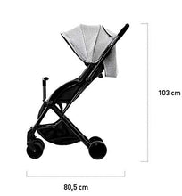 Kinderkraft Passeggino Ultraleggero PILOT, Compatto, Regolabile, Pieghevole, Accessori, per Bambini, Nero