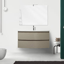 Bagno Italia Mobile arredo bagno Curvet 100 cm disponibile in 3 colori 2 cassetti lavabo in resina I