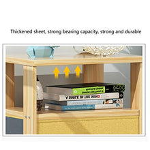 LICHUAN Tavolino moderno comodino con ripiano portaoggetti comodino con cassetto organizer per riporre oggetti, scrivania e camera da letto, tavolino da montare