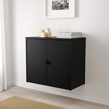 Armadio BROR con 2 ante 76x40x66 cm nero