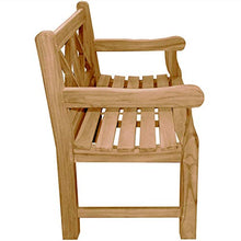 Panchina da giardino XXL in legno massiccio di teak