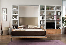 Venatura Store Letto a Scomparsa alla Francese, Easy Bed by, Grigio/Quercia