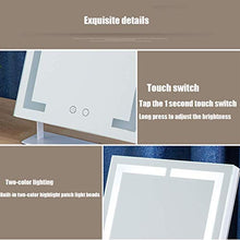 ShiSyan Specchio for Il Trucco LED Cosmetic Mirror Continentale Desktop Portable HD di Vetro for l'estetica Cura della Pelle Rasatura e Viaggiare Specchi