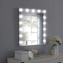 BEAUTME Hollywood Specchio da toeletta con luci, specchio dimmerabile da tavolo / da parete per trucco cosmetico illuminato