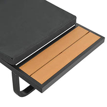 Tidyard 3 pz Set Divano da Giardino ad Angolo Cuscini in Alluminio e WPC,Divano 3 Posti,Salotto da Giardino,Divano Angoalre,Divano da Esterno