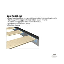 Letto Contenitore Completo di Struttura + Doga + Meccanismo di Sollevamento Universale Modello Tambora 160cm