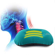 YUANLAISHINI Viaggio Gonfiabile Ultraleggero/Cuscino Outdoor-Comprimibile, Compatto, Gonfiabile, Comodo, Cuscino da Viaggio Ergonomico per Collo E Supporto Lombare, Camp, Zaino