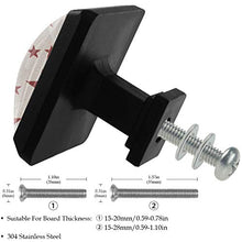 Stella patriottica 3 PCS Pomelli per Porta, Pomolo per Mobile, Pomelli per Mobili con Viti, Maniglia per Armadietto, Pomelli per Porta, Pomelli per Cassetti per Porta, Armadio, Cassetto e Credenza