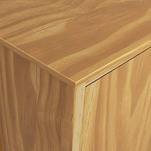 Cikonielf - Armadio guardaroba con 2 cassetti e 3 ripiani, 99 x 45 x 137 cm, colore: Marrone miele