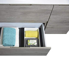 Randalsa Mobili Baltic 60 cm | Oak Chicago | Mobile con 2 cassetti + Piano lavabo + lavabo da appoggio