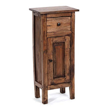 Design Delights - Mobile in Legno di Mogano Riciclato, Stile Shabby Chic, 80 x 36 x 25 cm