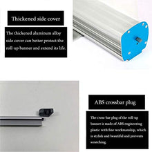 WAWB 80 CM X 200 CM Pop Up Pull Up Roller Banner Trasparente/Trasparente PVC Mobile Protezione da Starnuto Scudo Scudo Portatile Barriera Schermo Protettivo Divisore in Plastica