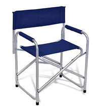 Beaver Brand Poltrona RICHIUDIBILE Regista Modello Prima in Alluminio E Tessuto in TEXTILENE Blu - Ideale per Campeggio- Offerta per 2 Pezzi !!