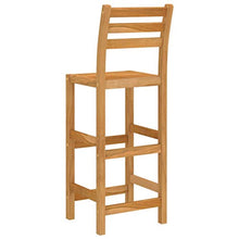 FAMIROSA Set da Bar da Giardino 3 pz in Legno Massello di Acacia