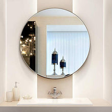 JoinBuy.R - Specchio da parete per bagno, spessore rotondo (Dimensioni: 70 cm)