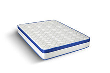 Imperial Confort Copenhague 25 Materasso, Viscografene, Bianco-Blu, Semplice, 90x200