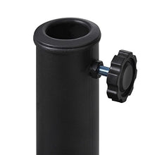 vidaXL Base Porta Ombrellone Semicircolare in Resina Supporto Tenda Parasole