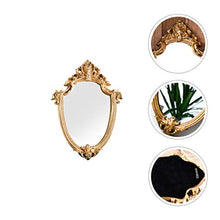 WINOMO Retro Hanging Specchio Trucco di Bellezza Specchio Specchio del Bagno Specchio della Decorazione della Casa Ornamento D' Oro