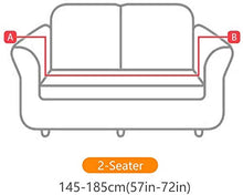 Unkow Copridivano elasticizzato stampato modello universale divano divano divano divano divano divano divano divano moderno protezione elastica – 2 posti