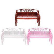 Sedia in plastica per bambola, graziosa e durevole, in stile miniatura, stile moderno, per giardino, patio, parco e giardino