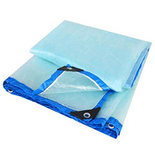 qx Telone Tenda Teloni Ombra Vele Telo Trasparente Antipioia con Occhielli Telo Impermeabile in Plastica Multiuso Resistente Agli Strappi - 100G / M² (Dimensioni: 3Mx4M),2 Mx 5 M,2 Mx 5 M