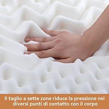 Amazon Basics - Coprimaterasso in memory foam con cinghie elastiche, spessore 4 cm, 160 x 200 cm