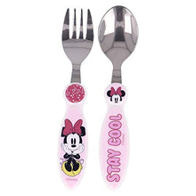 Sets Posate per Bambini in Acciaio Inossidabile - Set di Forchette E Cucchiai |Minnie Stay Cool