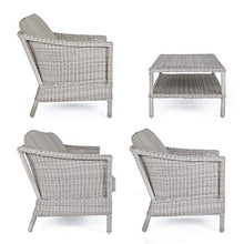 Bizzotto Set4 Salotto Dolphin con Cuscini cod.0661807