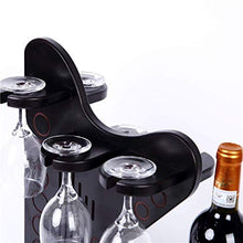 MCBODOG Supporto in Legno per Bicchieri da Vino, per Bicchieri da Vino, per Bottiglie di Vino