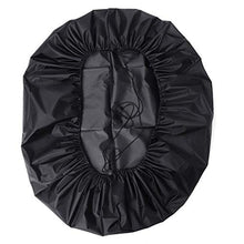 BASA Copertura per Griglia, Rotonda, Nera, Diametro 112 Cm , Materiale in Tessuto Oxford Resistente E Resistente All'Umidità, Antivento, Impermeabile, Antipolvere