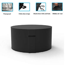 SITUION Copertura per mobili da Giardino Rotonda Impermeabile Mobili Copertura Tavolo Esterno Copertura Mobili Esterno Resistente allo Strappo Impermeabile Telo Oxford