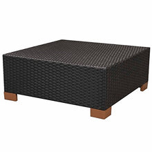 Chloe Rossetti - Set di divani da giardino in polyrattan, 7 pezzi, colore: marrone, spessore: 5,1 cm