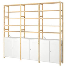 IVAR 3 sezioni/armadio/ripiani 259x30x226 cm pino/bianco