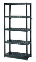 Keter - Scaffale di Plastica Sigma Solid di Curver con 5 Mensole Colore: Nero